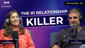 Vicki Kennedy with Alex Atwood at The Alchemist Lounge