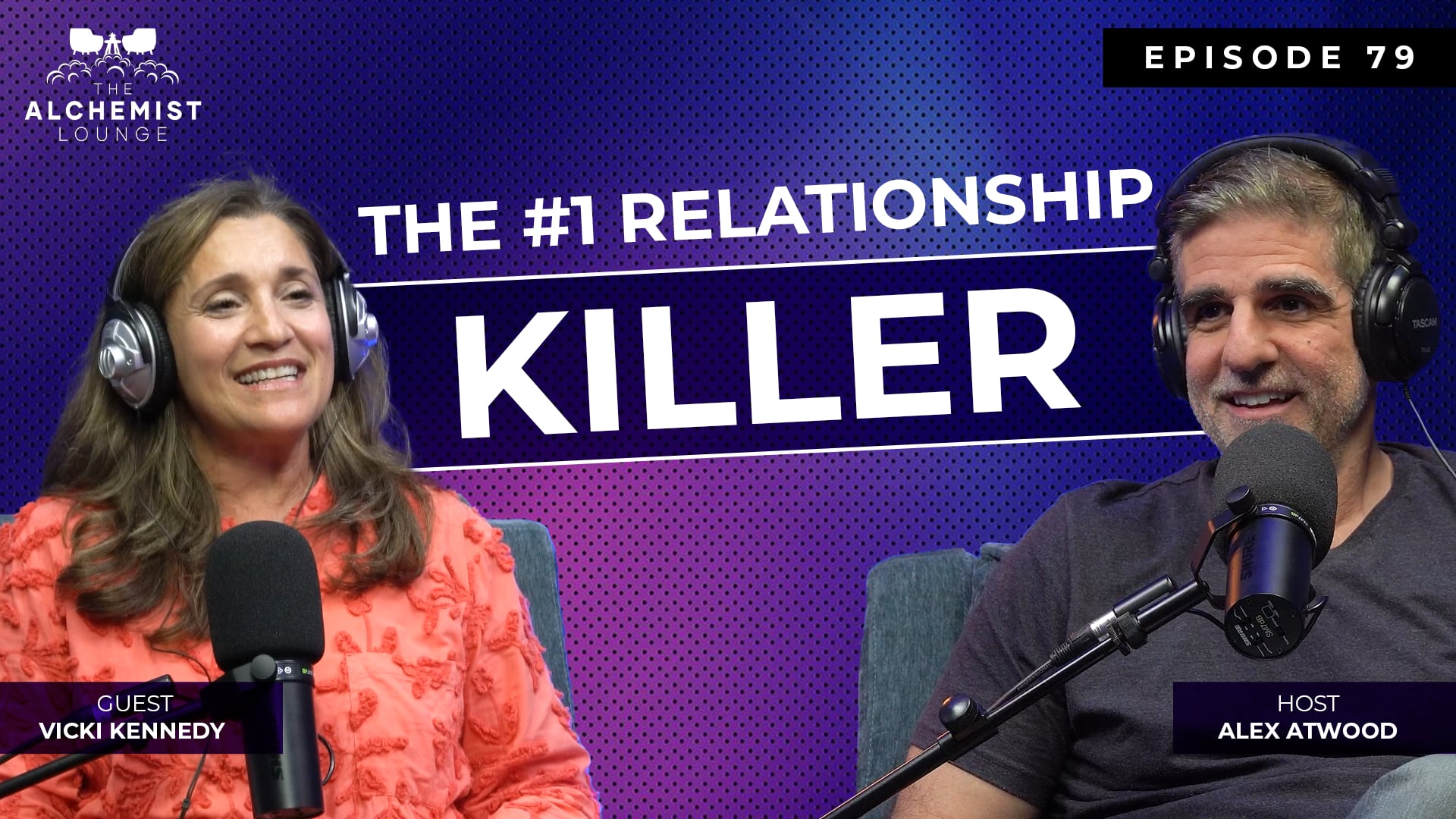 Vicki Kennedy with Alex Atwood at The Alchemist Lounge